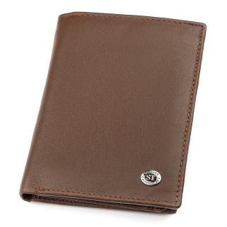 Чоловічий гаманець ST Leather 18348 (ST-2) міцний Коричневий - Інтернет-магазин спільних покупок ToGether
