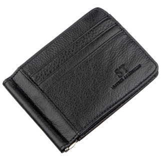 Чоловік зажим з кишенями для карток ST Leather 18940 Чорний - Інтернет-магазин спільних покупок ToGether