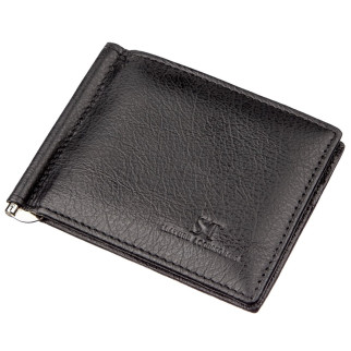 Чоловічий затискач для грошей на магніті ST Leather 18945 Чорний - Інтернет-магазин спільних покупок ToGether
