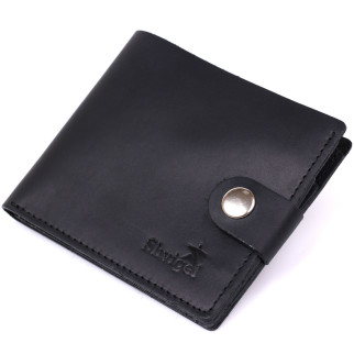 Шкіряний чоловічий гаманець Shvigel 16432 Чорний - Інтернет-магазин спільних покупок ToGether