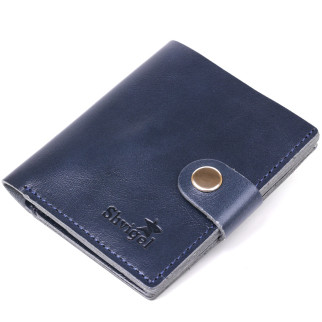 Компактне стильне портмоне Shvigel 16486 Синій - Інтернет-магазин спільних покупок ToGether