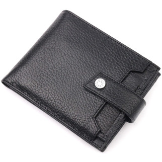 Класичний чоловічий гаманець із натуральної шкіри KARYA 21066 Чорний - Інтернет-магазин спільних покупок ToGether