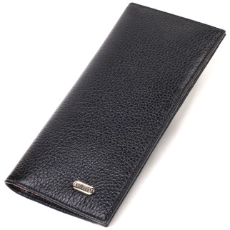 Вертикальний гаманець унісекс із натуральної шкіри CANPELLINI 21897 Чорний - Інтернет-магазин спільних покупок ToGether