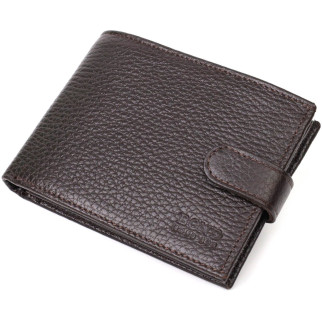Практичний гаманець середнього розміру для чоловіків з натуральної шкіри BOND 22001 Коричневий - Інтернет-магазин спільних покупок ToGether