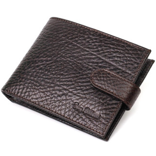 Зручний чоловічий гаманець горизонтального формату з натуральної шкіри Tony Bellucci 22016 Коричневий - Інтернет-магазин спільних покупок ToGether