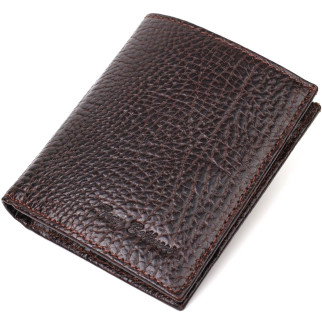 Маленький гаманець із зручним функціоналом із натуральної шкіри Tony Bellucci 22068 Коричневий - Інтернет-магазин спільних покупок ToGether