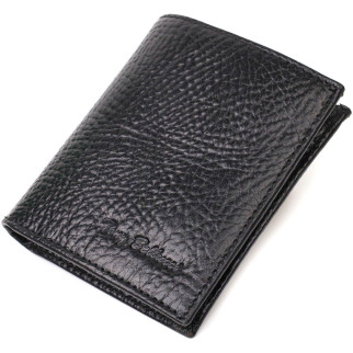 Компактний гаманець із зручним функціоналом із натуральної шкіри Tony Bellucci 22069 Чорний - Інтернет-магазин спільних покупок ToGether