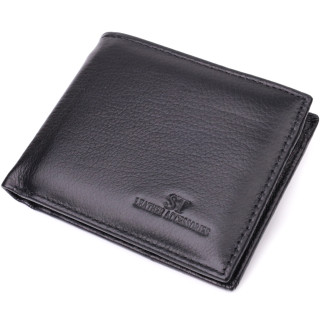 Чоловічий гаманець-затиск з натуральної шкіри ST Leather 22460 Чорний - Інтернет-магазин спільних покупок ToGether