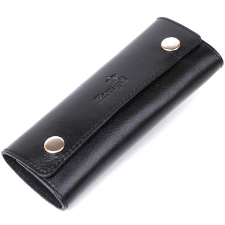 Стильна шкіряна ключниця Shvigel 16529 Чорний - Інтернет-магазин спільних покупок ToGether