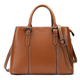 Класична жіноча сумка в шкірі флотар Vintage 14875 Руда - Інтернет-магазин спільних покупок ToGether