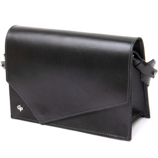 Жіноча стильна сумка з натуральної шкіри GRANDE PELLE 11434 Чорний - Інтернет-магазин спільних покупок ToGether