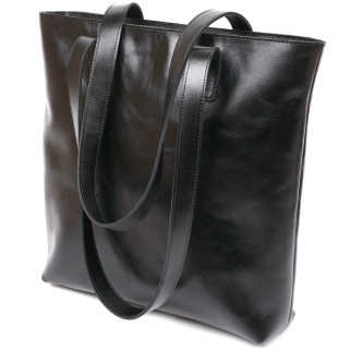 Класична жіноча сумка-шоппер Shvigel 16365 Чорний - Інтернет-магазин спільних покупок ToGether