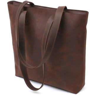 Вінтажна жіноча сумка-шоппер Shvigel 16349 Коричневий - Інтернет-магазин спільних покупок ToGether