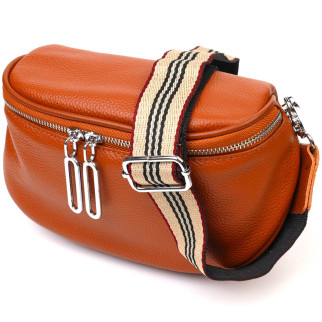Стильна жіноча сумка через плече з натуральної шкіри 22112 Vintage Руда - Інтернет-магазин спільних покупок ToGether