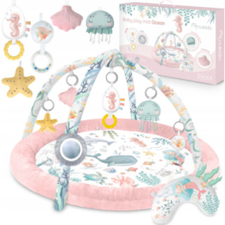 Розвивальний інтерактивний килимок для малюків Nukido рожевий (Польща) - Інтернет-магазин спільних покупок ToGether