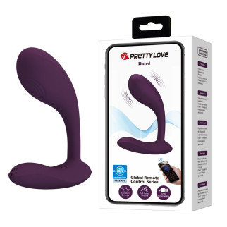 Вібратор PRETTY LOVE Baird Purple, 12 vibration functions Mobile APP Long-distance Control 18+ - Інтернет-магазин спільних покупок ToGether