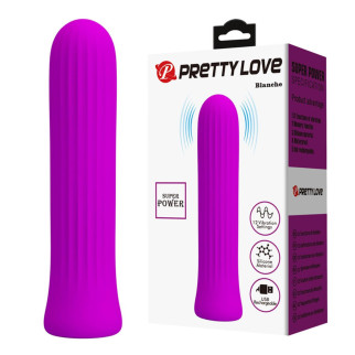 Вібратор PRETTY LOVE Blanche Purple, 12 vibration functions Memory function 18+ - Інтернет-магазин спільних покупок ToGether