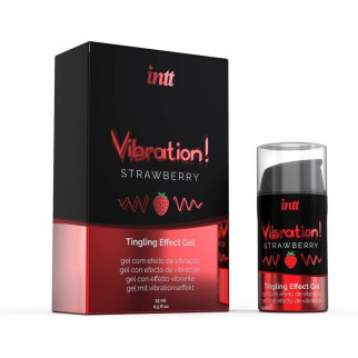 Лубрикант Intt Vibraton Strawbarry 15 ml 18+ - Інтернет-магазин спільних покупок ToGether