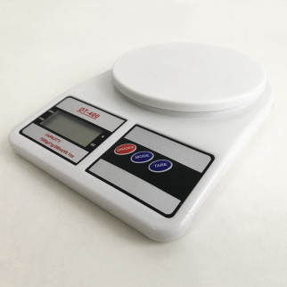 Ваги кухонні електронні Domotec SF-400 з LCD дисплеєм Білі до 10 кг - Інтернет-магазин спільних покупок ToGether