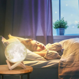 Нічник місяць, який світиться Moon Lamp 13 см - Інтернет-магазин спільних покупок ToGether