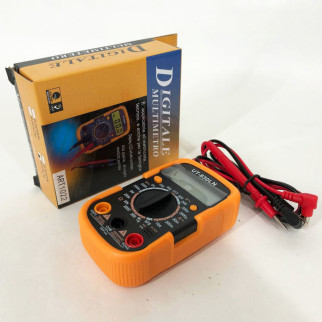 Мультиметр DT-830 LN з підсвічуванням та звуком ABaTap до 750 В Помаранчевий, тестер для вимірювання напруги - Інтернет-магазин спільних покупок ToGether