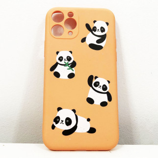 Чохол для Apple Iphone 11 Pro панда .Колір: персиковий - Інтернет-магазин спільних покупок ToGether