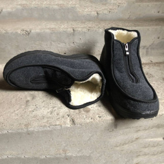 Черевики чоловічі утеплені 43 розмір, зручне робоче взуття для чоловіків. Колір: сірий - Інтернет-магазин спільних покупок ToGether