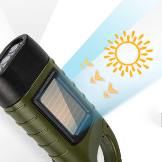 Ліхтар для кемпінгу LS-015-3х0.5W, вбудований акумулятор, сонячна батарея, ручна зарядка - Інтернет-магазин спільних покупок ToGether