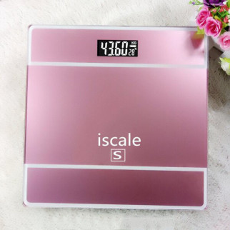 Ваги для підлоги електронні iScale 2017D 180кг (0,1кг) з температурою ваги для підлоги 180 кг. Колір: рожевий - Інтернет-магазин спільних покупок ToGether