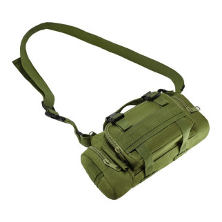 Сумка - підсумк тактична поясна Tactical військова, сумка нагрудна з ременем на плече 5 літрів кордура хакі - Інтернет-магазин спільних покупок ToGether