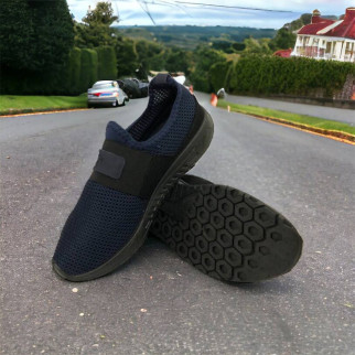 Чоловічі кросівки із сітки 45 розмір. Літні кросівки сітка, взуття для бігу. Модель 44252. Колір: синій - Інтернет-магазин спільних покупок ToGether