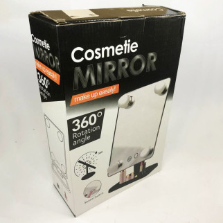 Настільне дзеркало для макіяжу Cosmetie mirror 360 Rotation Angel з підсвічуванням. Колір: рожевий - Інтернет-магазин спільних покупок ToGether