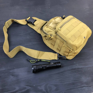 Комплект 2 В 1: армійська сумка + тактичний ліхтар - Інтернет-магазин спільних покупок ToGether