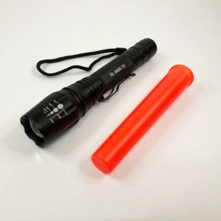 Ліхтар ручний з червоним дифузором Police 8668-T6, якісний ліхтарик, потужний ручний ліхтарик - Інтернет-магазин спільних покупок ToGether