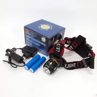 Ліхтар налобний світлодіодний водонепроникний з 2 акумуляторами Bailong BL-T06B-P90, головний ліхтарик - Інтернет-магазин спільних покупок ToGether