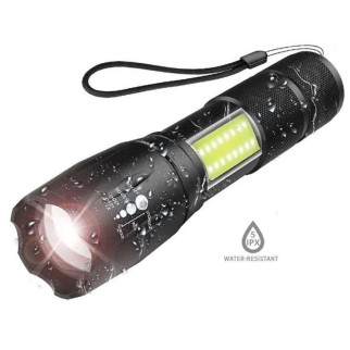 Ліхтарик акумуляторний ручний Bailong BL-29 діод T6 + COB зарядка від USB, ліхтарик led, водонепроникний - Інтернет-магазин спільних покупок ToGether
