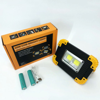 Прожектор світлодіодний Ліхтар L812-20W-2COB 1W power bank, світлодіодні переносні прожектори - Інтернет-магазин спільних покупок ToGether