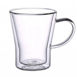Чашки з подвійними стінками Con Brio 280 мл CB-8528 2шт, кружки скляні з подвійним дном - Інтернет-магазин спільних покупок ToGether