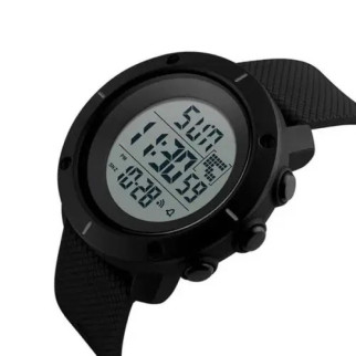 Годинник наручний чоловічий SKMEI 1213BK BLACK BIG SIZE, годинник тактичний протиударний. Колір: чорний - Інтернет-магазин спільних покупок ToGether