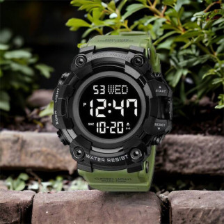 Годинник наручний чоловічий SKMEI 1968AG ARMY GREEN, брендовий чоловічий годинник, годинник для чоловіка. Колір: зелений - Інтернет-магазин спільних покупок ToGether