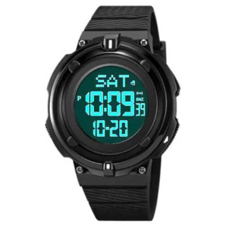 Годинник наручний чоловічий SKMEI 2010BKWT BLACK-WHITE, годинник армійський скмей, годинник спортивний. Колір: чорний - Інтернет-магазин спільних покупок ToGether