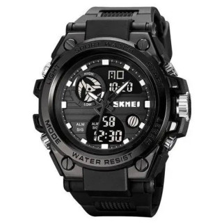Годинник наручний чоловічий SKMEI 2031BK BLACK, чоловічий тактичний годинник, протиударний годинник. Колір: чорний - Інтернет-магазин спільних покупок ToGether