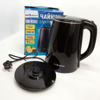 Чайник термос SeaBreeze SB-0202 1.8Л, 1500Вт, гарний електричний чайник, тихий електричний чайник - Інтернет-магазин спільних покупок ToGether
