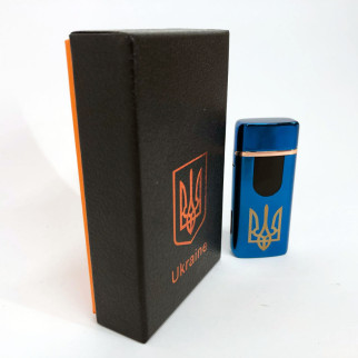 Електрична та газова запальничка Україна із USB-зарядкою HL-431, запальничка спіральна. Колір: синій - Інтернет-магазин спільних покупок ToGether