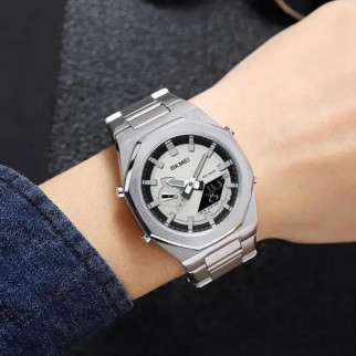 Годинник наручний чоловічий SKMEI 1816SIBK, фірмовий спортивний годинник, оригінальний чоловічий годинник - Інтернет-магазин спільних покупок ToGether