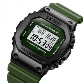 Годинник наручний чоловічий SKMEI 1851AG, годинник наручний електронний тактичний, протиударний годинник - Інтернет-магазин спільних покупок ToGether