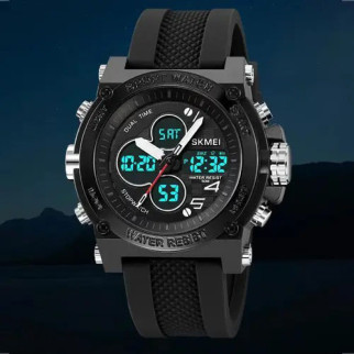 Годинник наручний чоловічий SKMEI 2065BKWT, водонепроникний чоловічий годинник, чоловічий спортивний - Інтернет-магазин спільних покупок ToGether