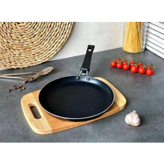 Сковорода для млинців Aureti Per Tutti AU-602-22 22 см чорна - Інтернет-магазин спільних покупок ToGether