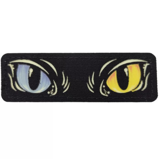 Патч / шеврон Котячі очі Laser Cut кольорові чорний - Інтернет-магазин спільних покупок ToGether