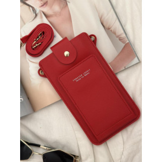 Маленька сумка-гаманець для телефону  Червоний (1215) - Інтернет-магазин спільних покупок ToGether